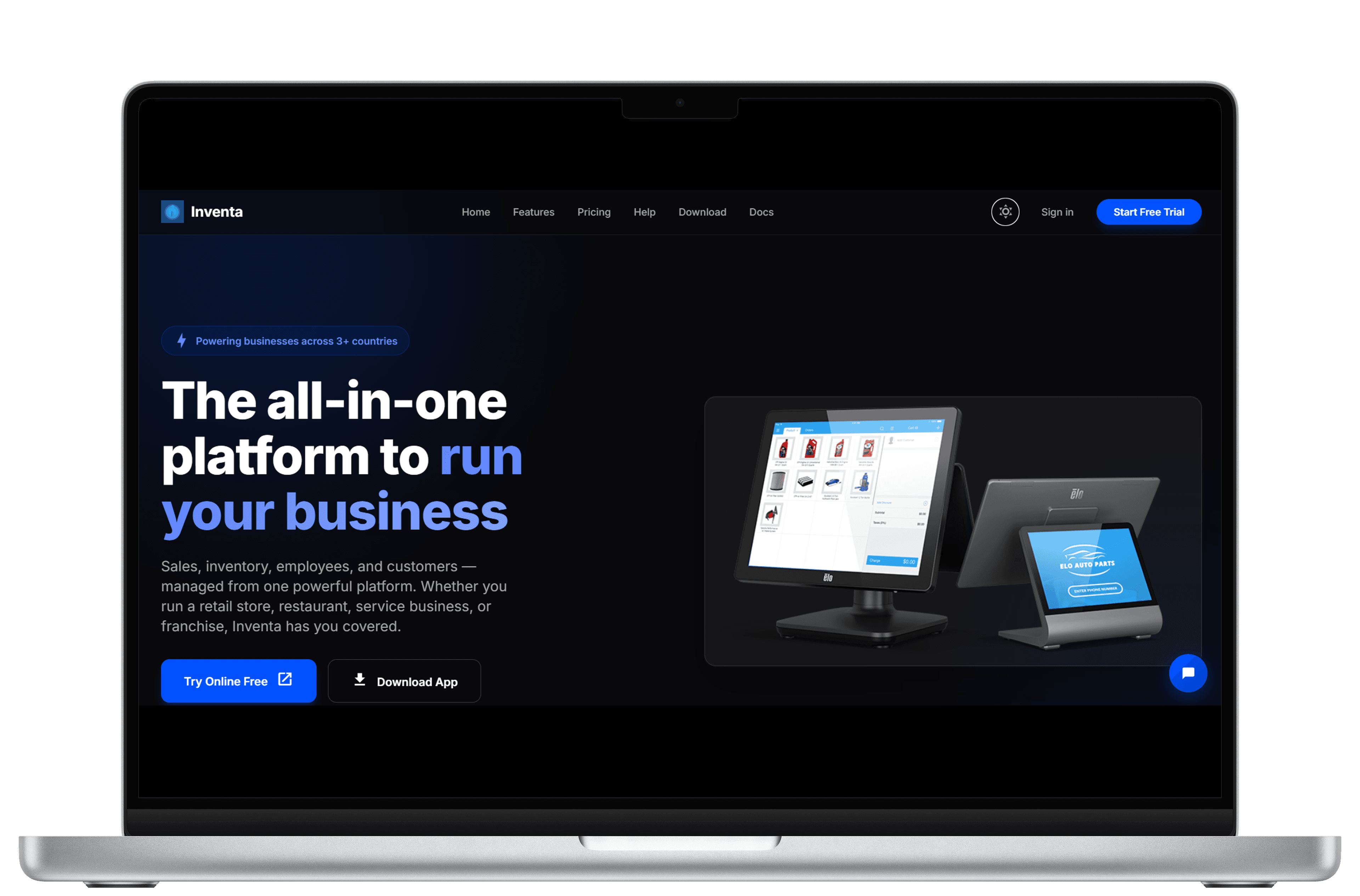 Inventa — All-in-one business management platform